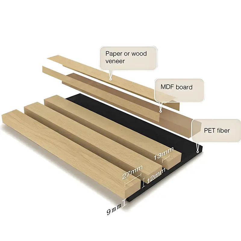 Bức tường slat âm thanh